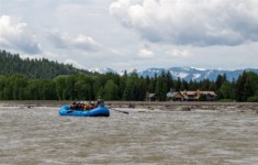Rafting on the Snake River near Jackson, Wyoming Rafting on the Snake River near Jackson, Wyoming