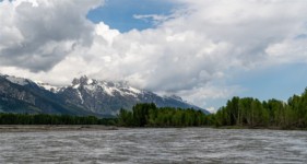 Rafting on the Snake River near Jackson, Wyoming Rafting on the Snake River near Jackson, Wyoming