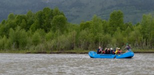 Rafting on the Snake River near Jackson, Wyoming Rafting on the Snake River near Jackson, Wyoming