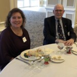 Administrator Janice Viola and Bob Huley