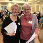 Gerda Gerber & Judy Sanford - Winners of Centerpieces