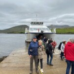 Derick and Inta Malis disembarking from a cruise of Killary Harbour