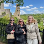 Christine Ricci, Marlene Snyder, and Joyce Dyck at Blarney Castle